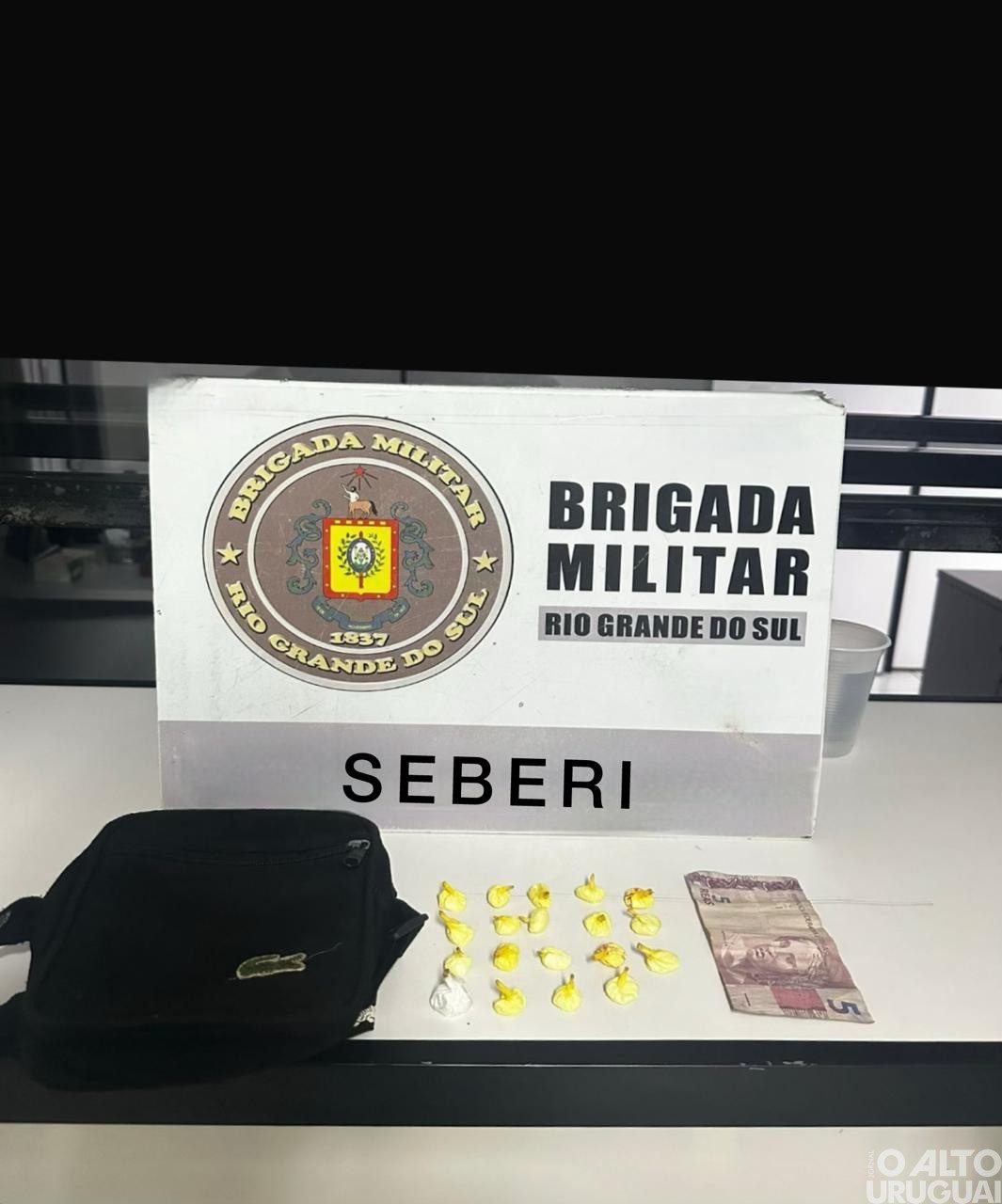 BM prende jovem por tráfico de drogas em Seberi