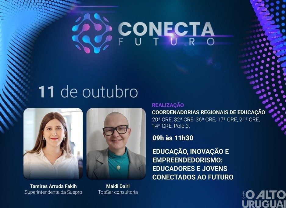 20ª CRE terá painel sobre educação e inovação no Conecta Futuro