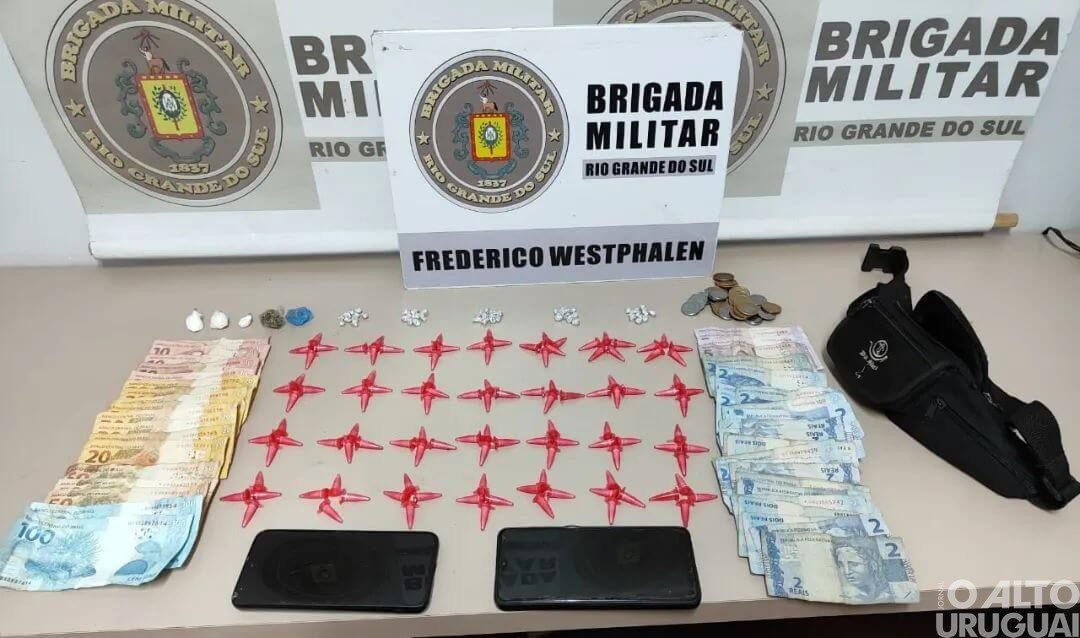BM prende homem por tráfico de drogas em FW