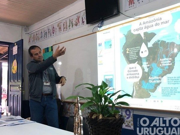 UFSM leva consciência ambiental à escola rural de FW