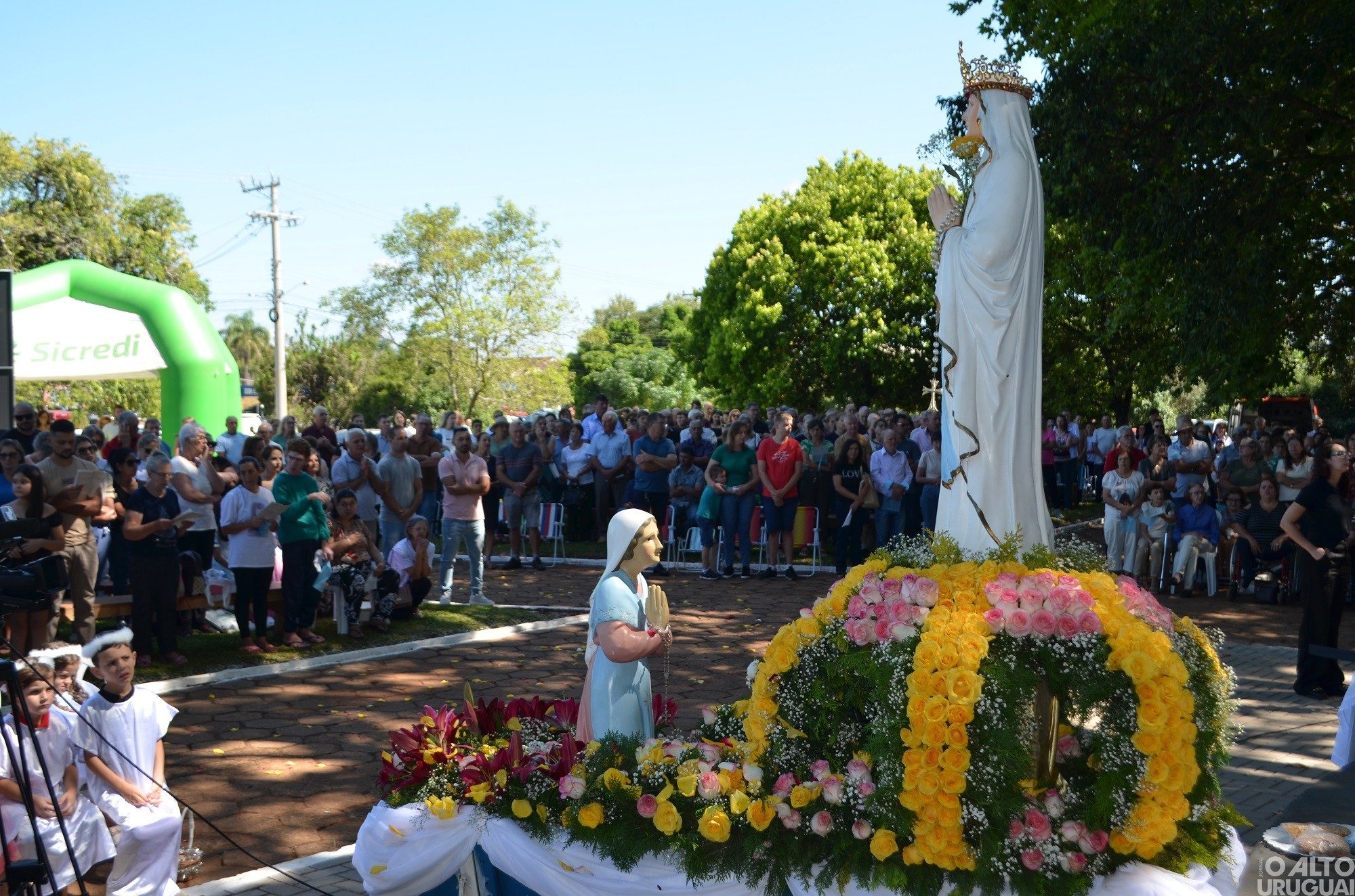 Fiéis de toda a região participam das Romarias em Osvaldo Cruz em FW