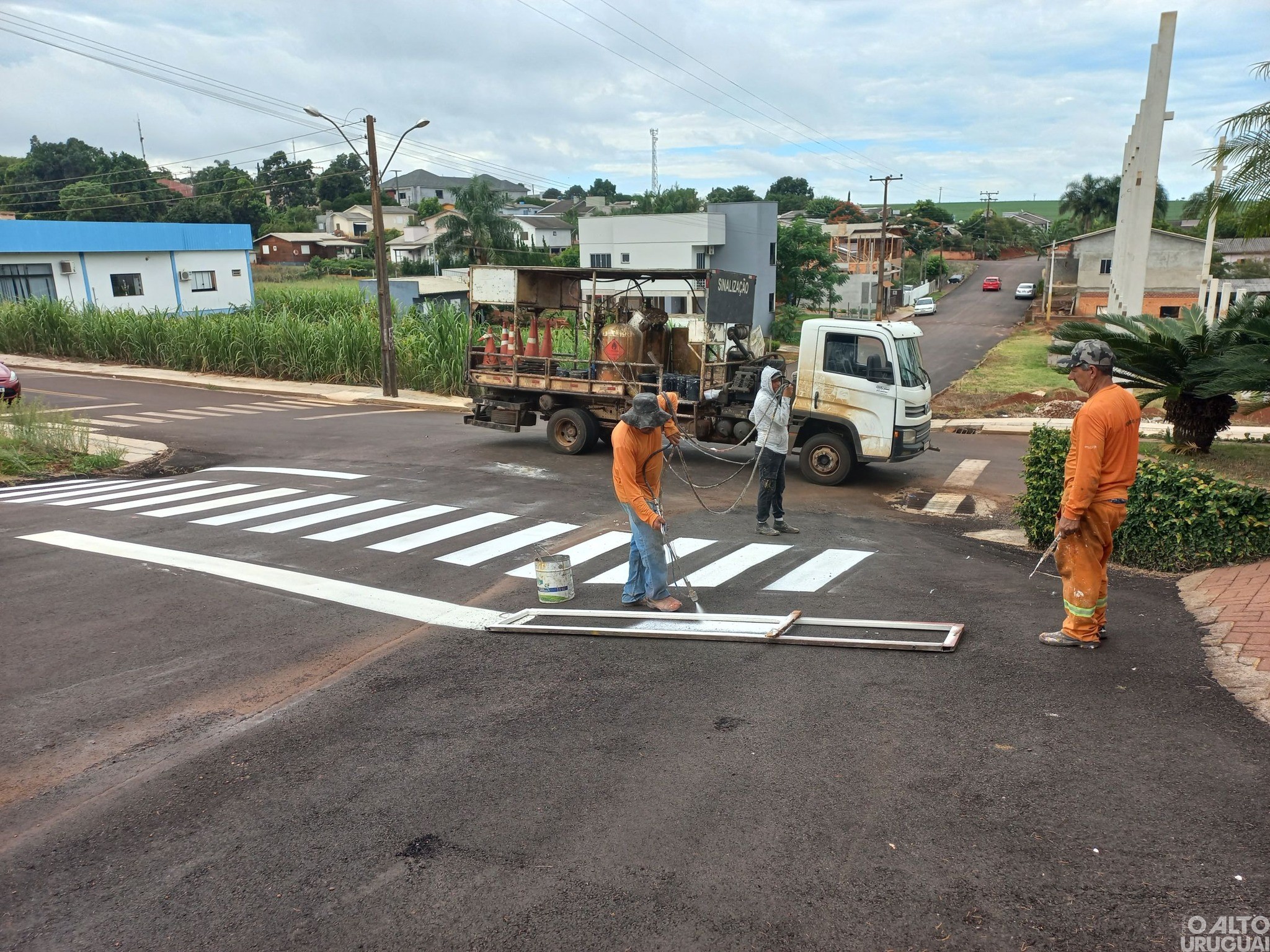 Boa Vista das Missões recebe sinalização em vias asfaltadas