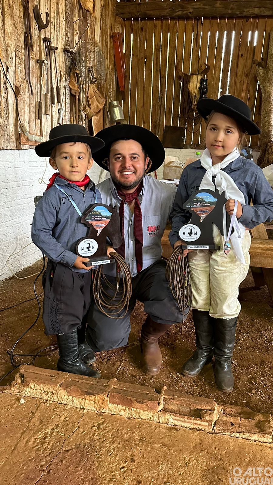 Irmãos laçadores de Seberi destacam-se em Rodeio de Vacaria