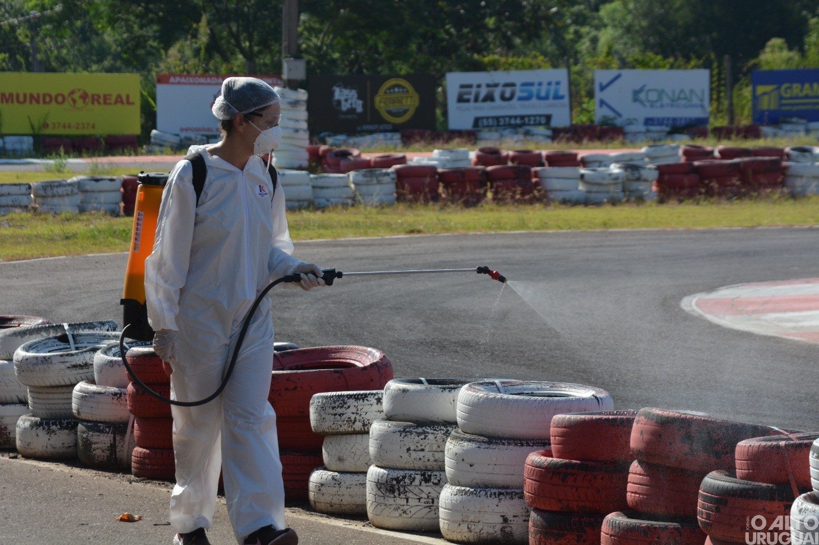 Realizada ação contra o Aedes aegypti no Parque de Exposições de FW