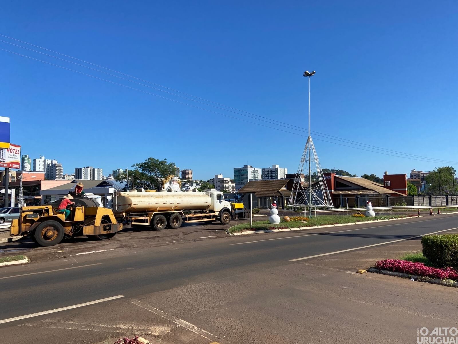 Trevo principal de acesso a FW está em obras