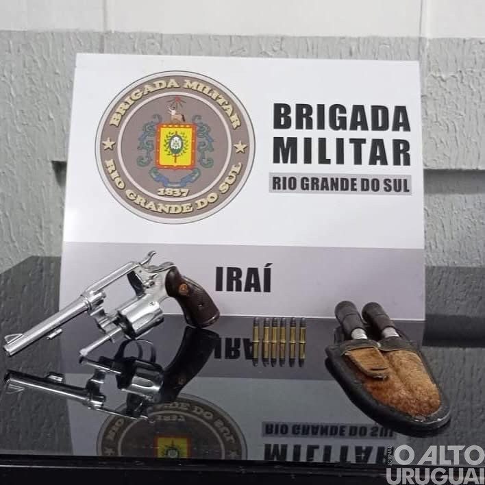 Homem é preso por porte ilegal de arma em Iraí
