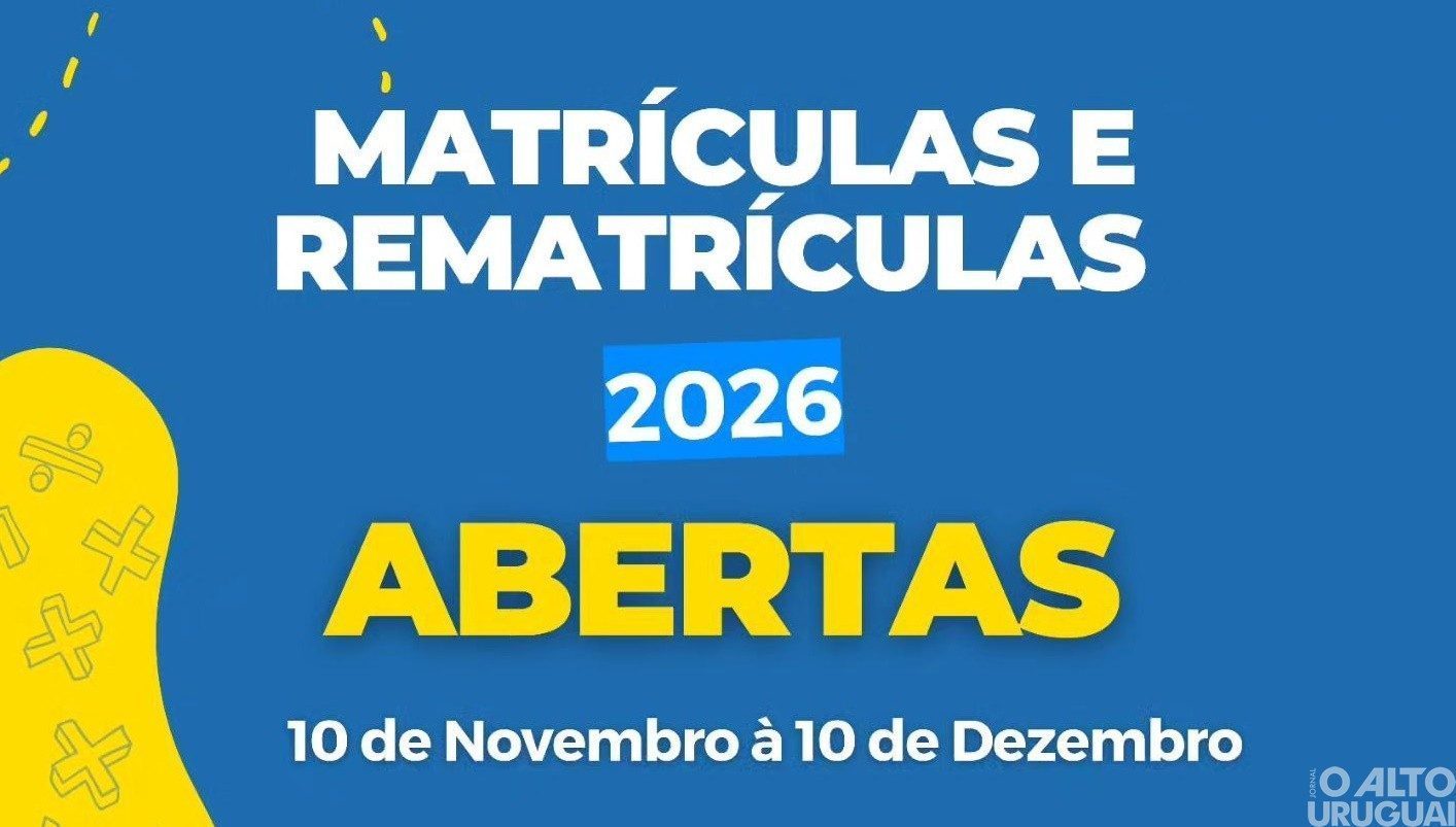 Abertas matrículas e rematrículas para 2026 em Jaboticaba