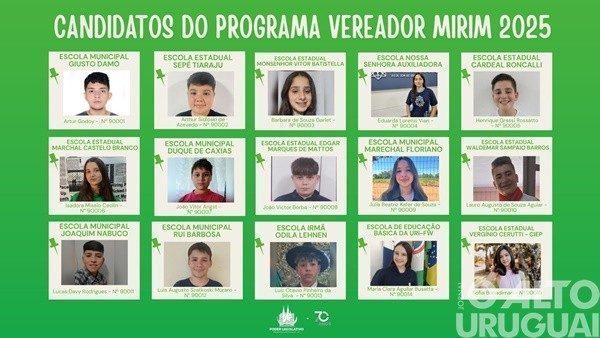 Câmara de FW realiza eleição do projeto Vereador Mirim