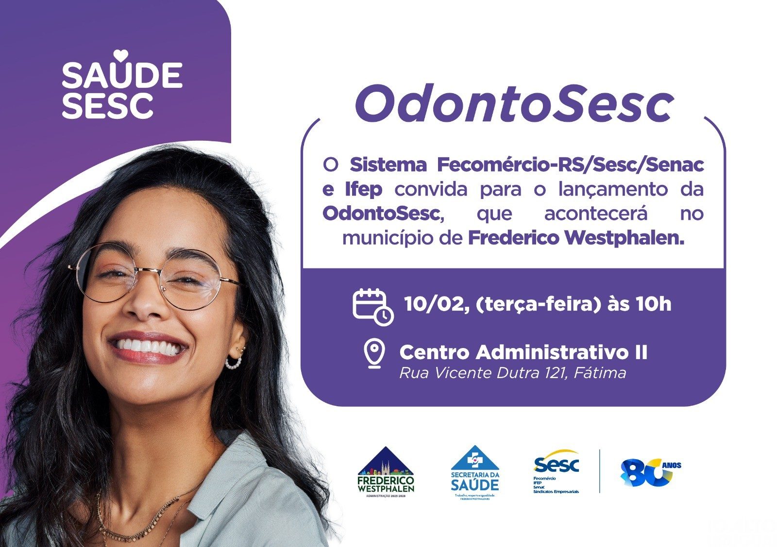 Frederico Westphalen recebe lançamento do OdontoSesc