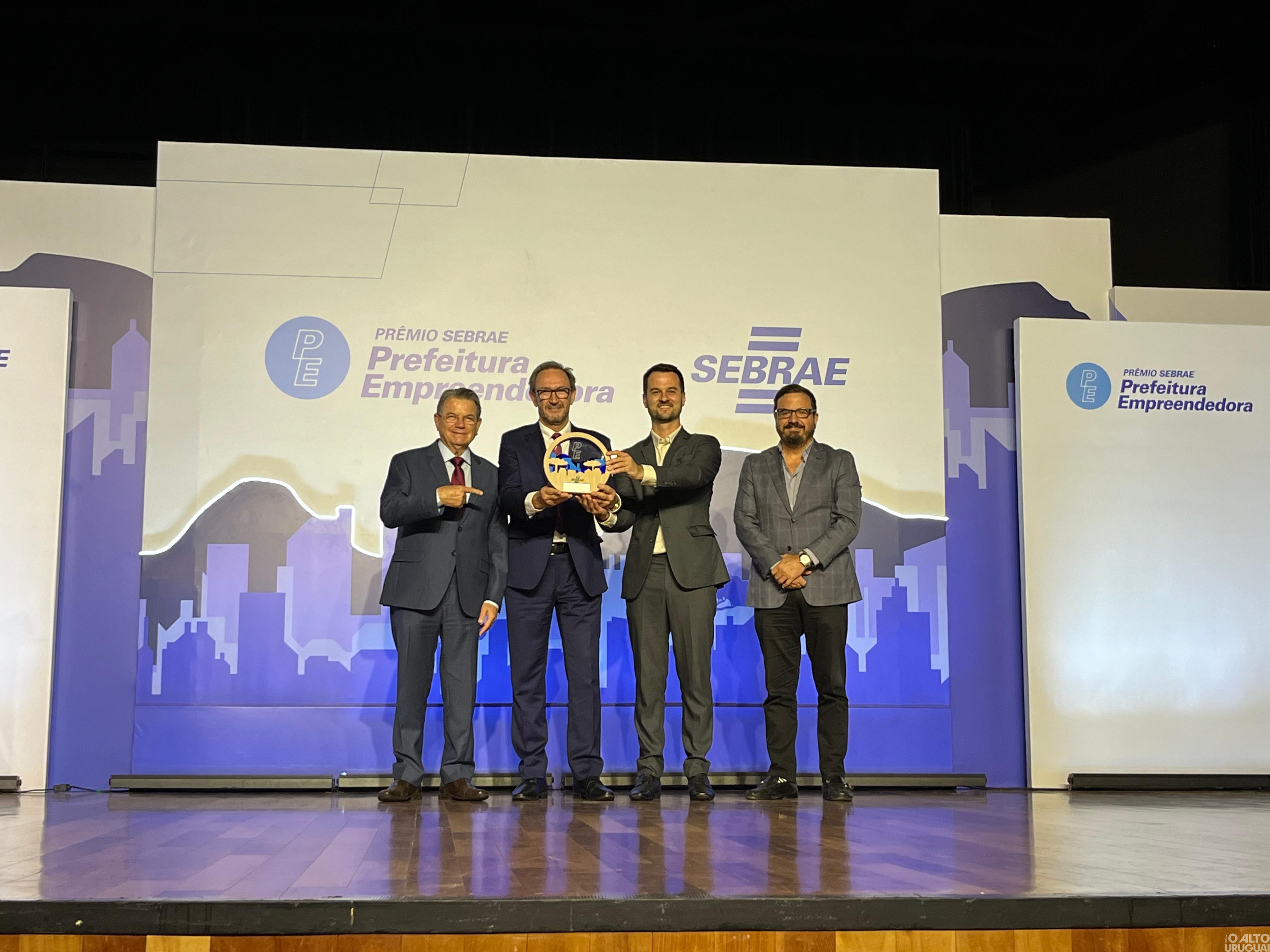 Frederico Westphalen fica em primeiro lugar em prêmio estadual do Sebrae