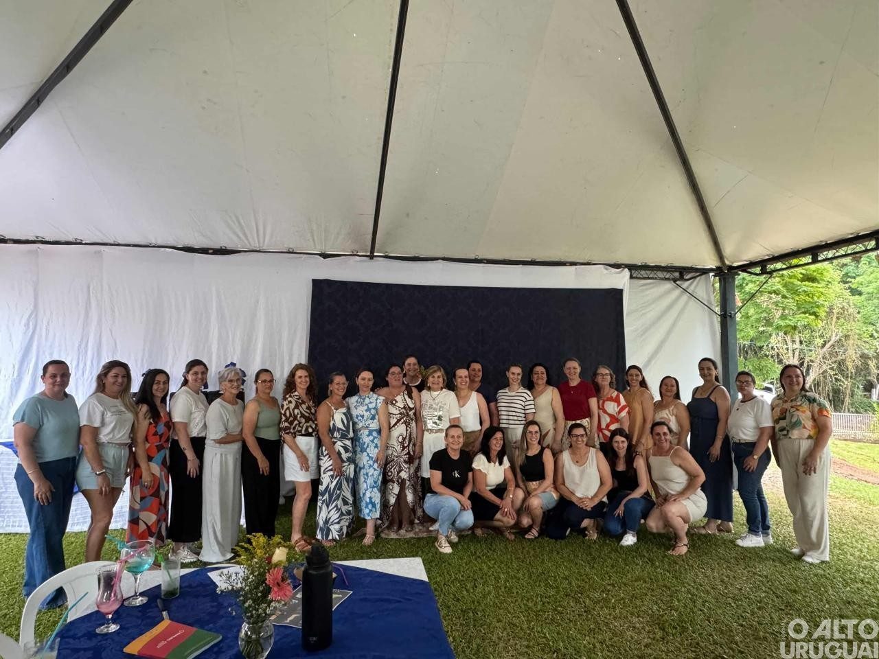 Gestores da Amzop participam de confraternização em Pinheirinho do Vale