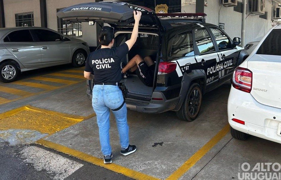 Polícia Civil prende suspeito de roubo a motorista de aplicativo em FW