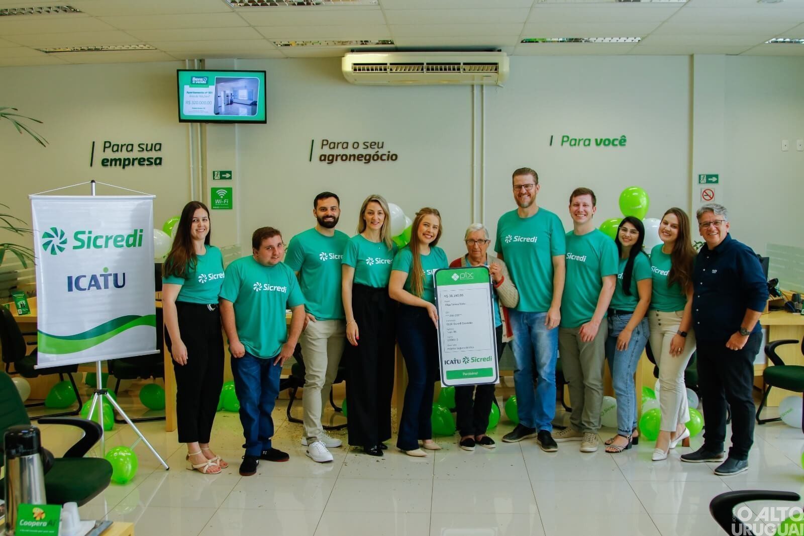 Sicredi Conexão: associada de Iraí é premiada em sorteio do Seguro de Vida