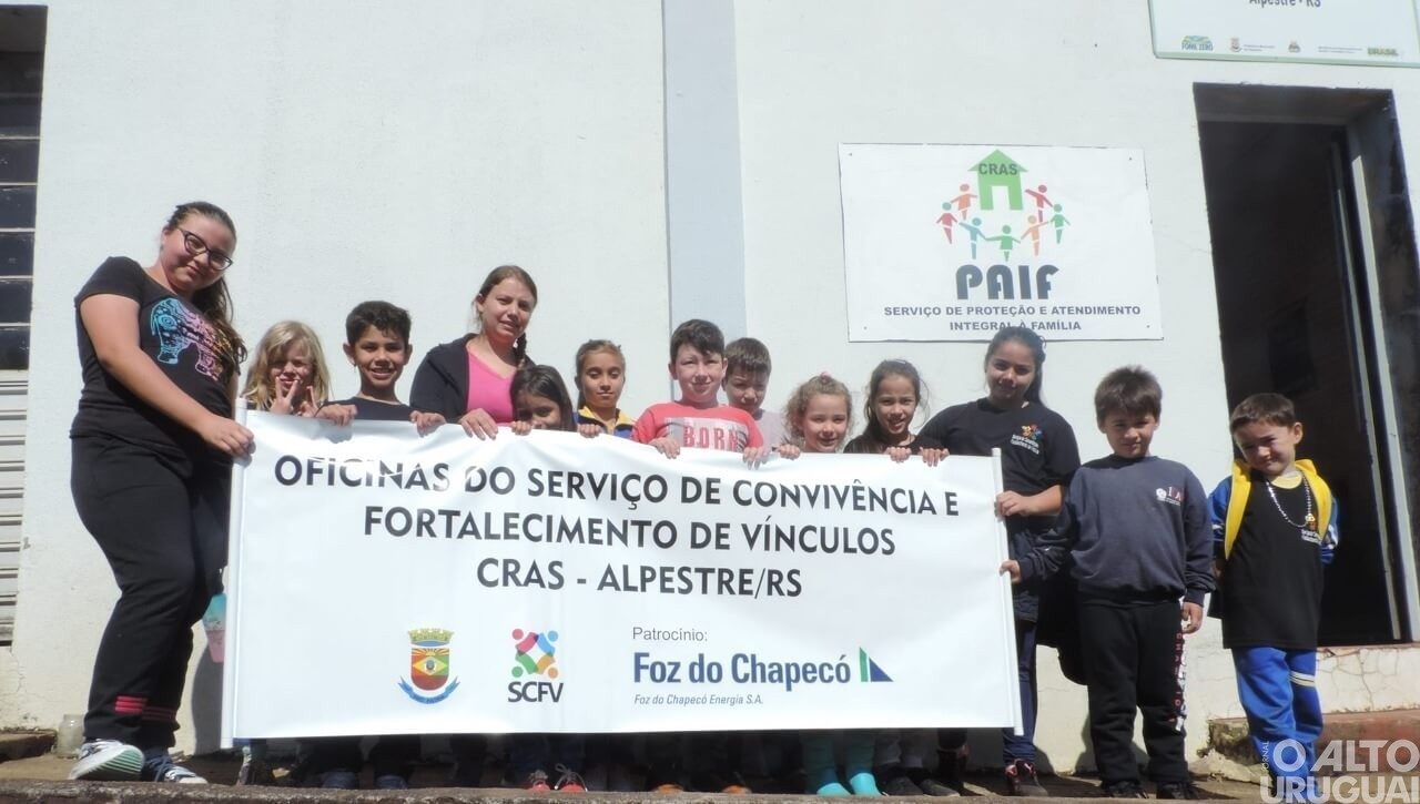 Crianças e adolescentes de Alpestre participam de jogos corporativos