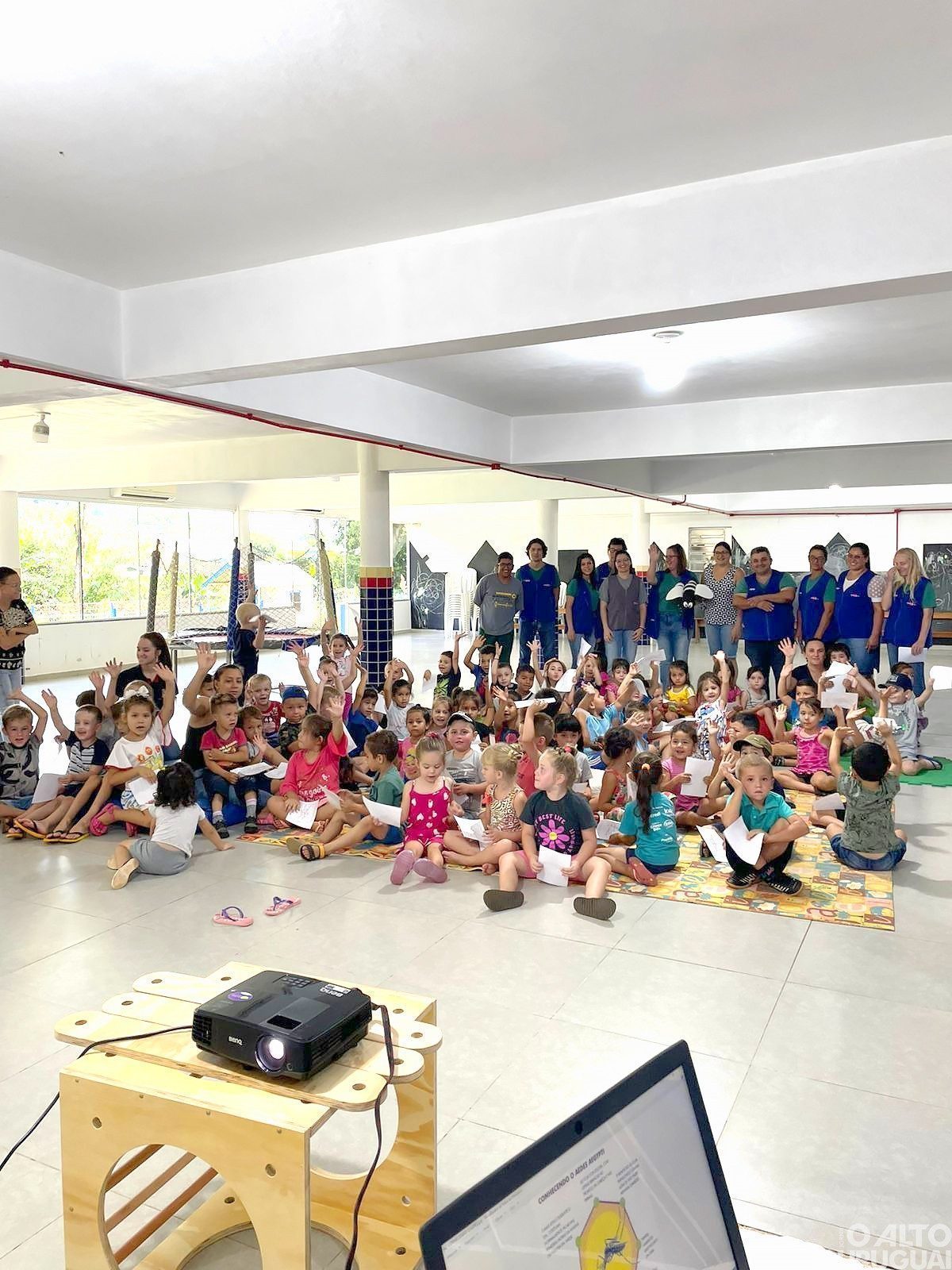 Alunos de Erval Seco participam de palestra sobre a dengue