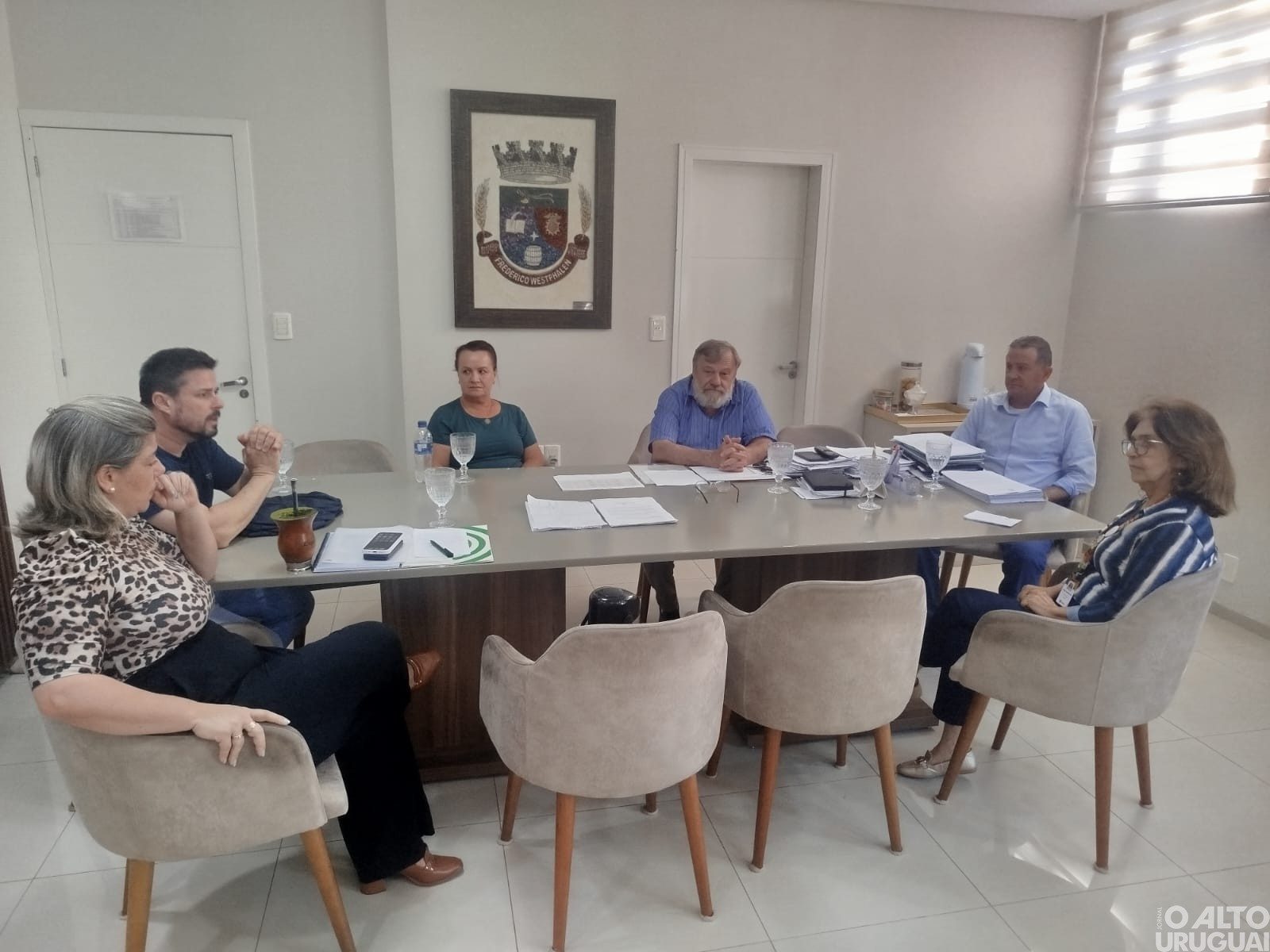 Prefeito Orlando Girardi recebe nova diretoria do HDP