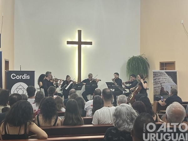 Camerata Cordis encerra turnê 2025 em Frederico Westphalen