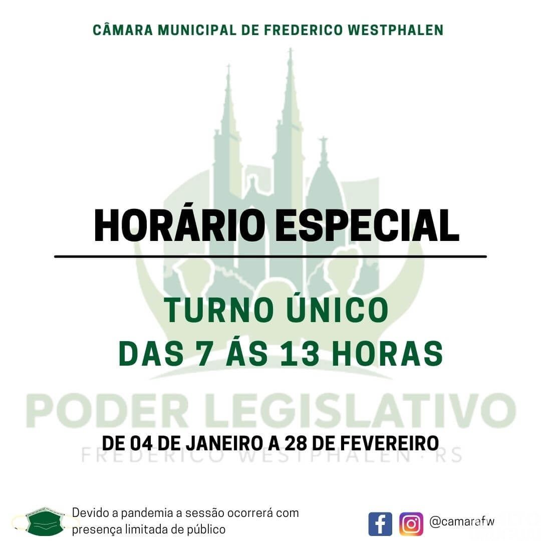 Câmara de FW passa a atuar em turno único