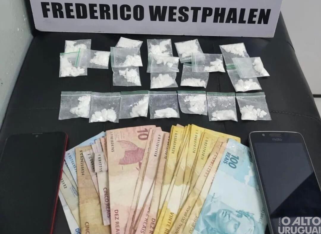 Jovem é preso por tráfico de drogas