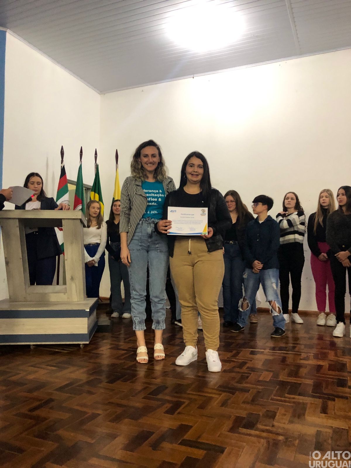 Estudantes de Rodeio Bonito participam da final do Concurso de Oratória nas Escolas