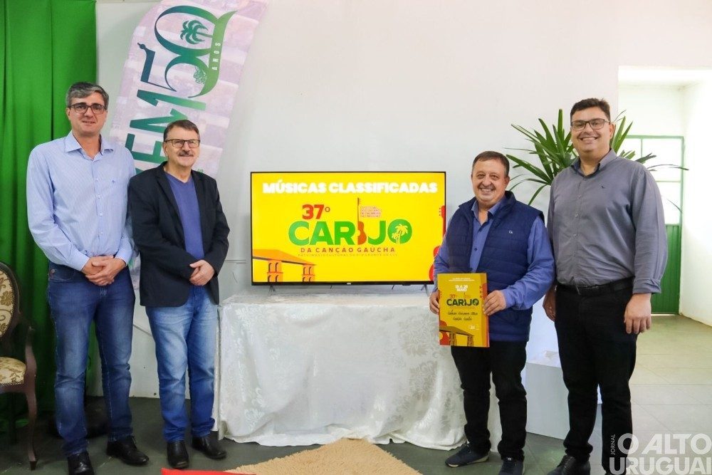 Anunciadas as músicas classificadas para o 37º Carijo da Canção Gaúcha