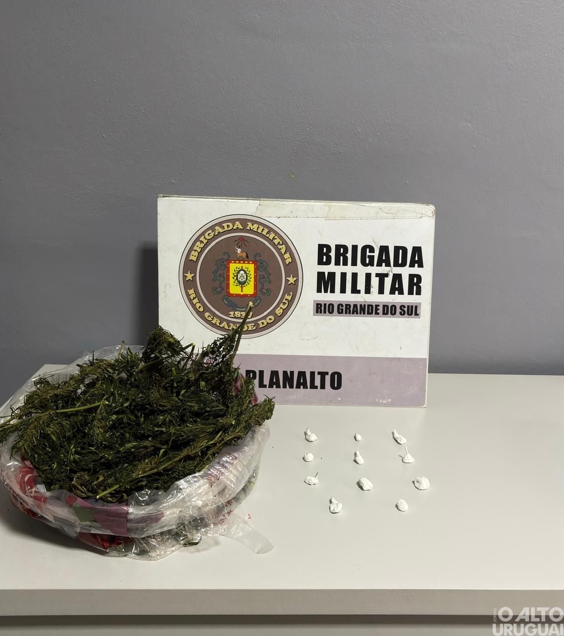 Homem é preso por tráfico de drogas em Planalto
