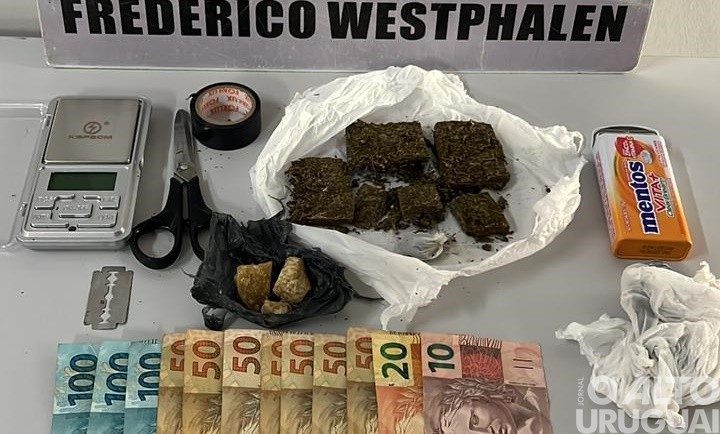 BM prende homem por tráfico de drogas em FW