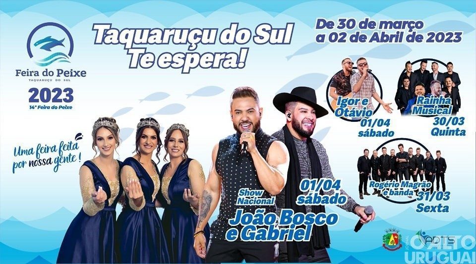 Feira do Peixe de Taquaruçu do Sul será realizada durante quatro dias