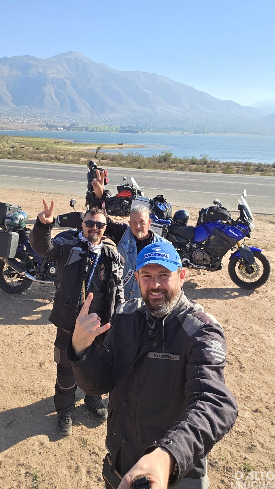 Trio de motociclistas frederiquenses percorre mais de 7.000km até o Oceano Pacífico