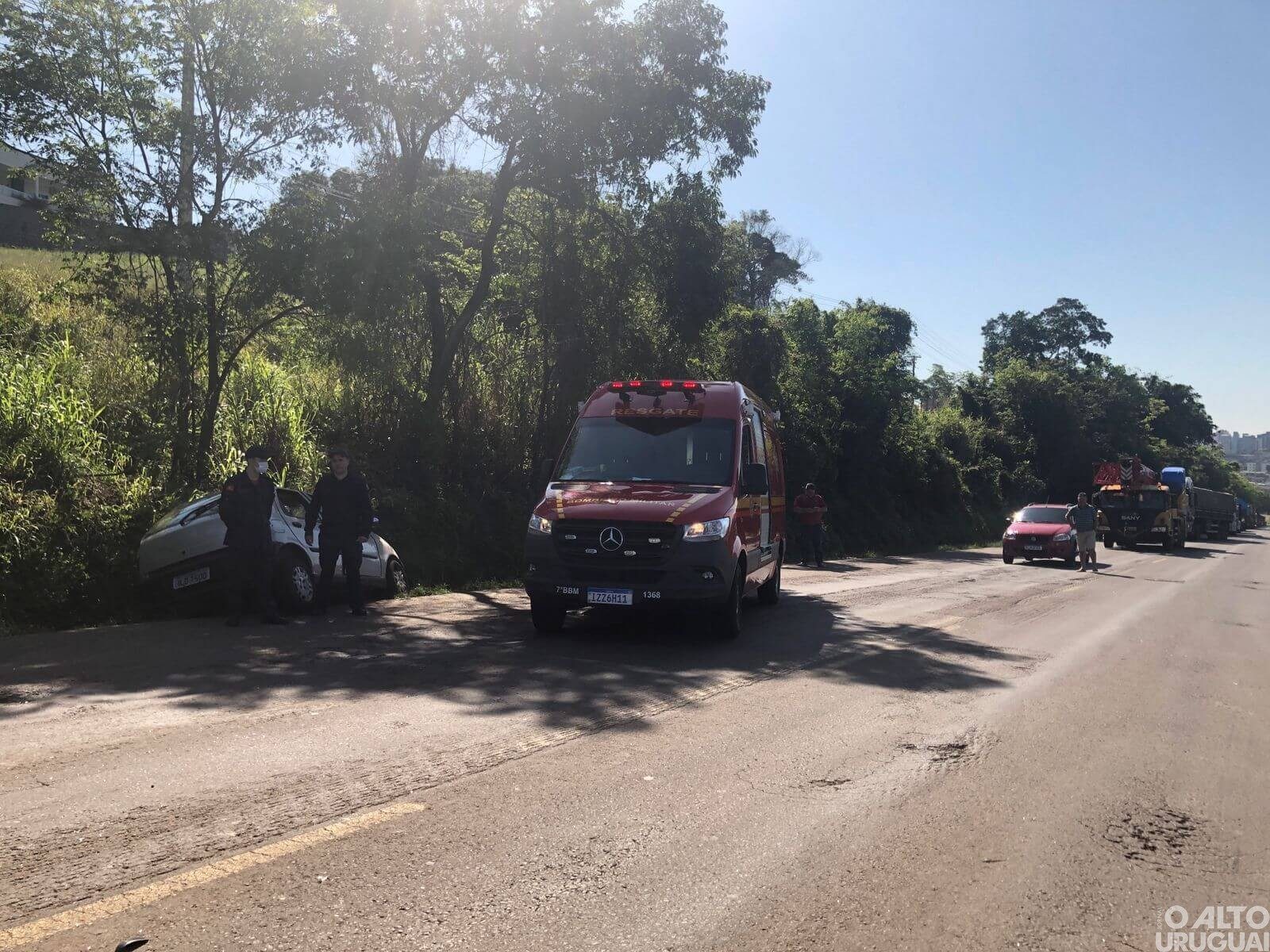 Colisão entre caminhão e carro resulta em óbito na BR-386 em FW