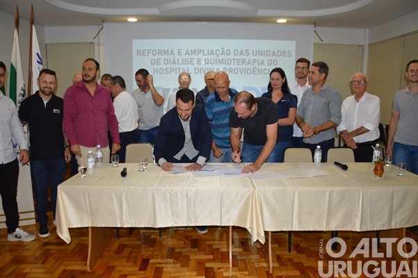 Assinado contrato entre empresa e HDP para a construção da Oncologia