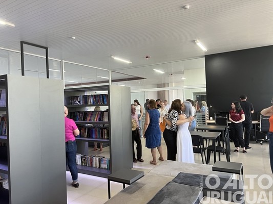 Biblioteca pública de Rodeio Bonito é inaugurada em novo espaço