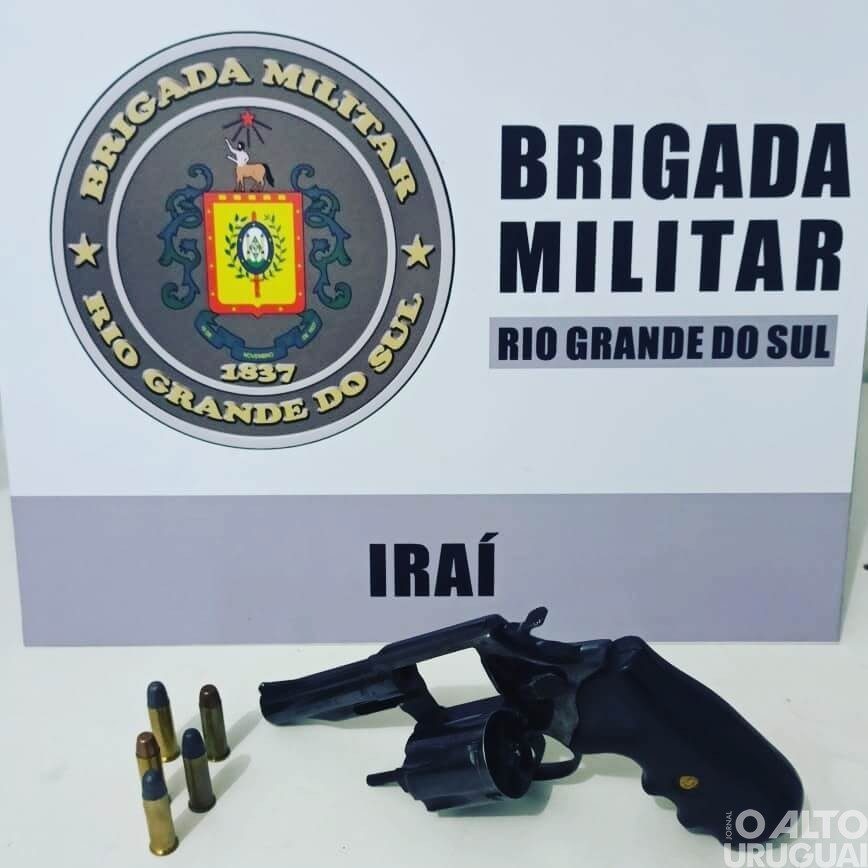 BM prende homem por porte ilegal de arma de fogo em Iraí