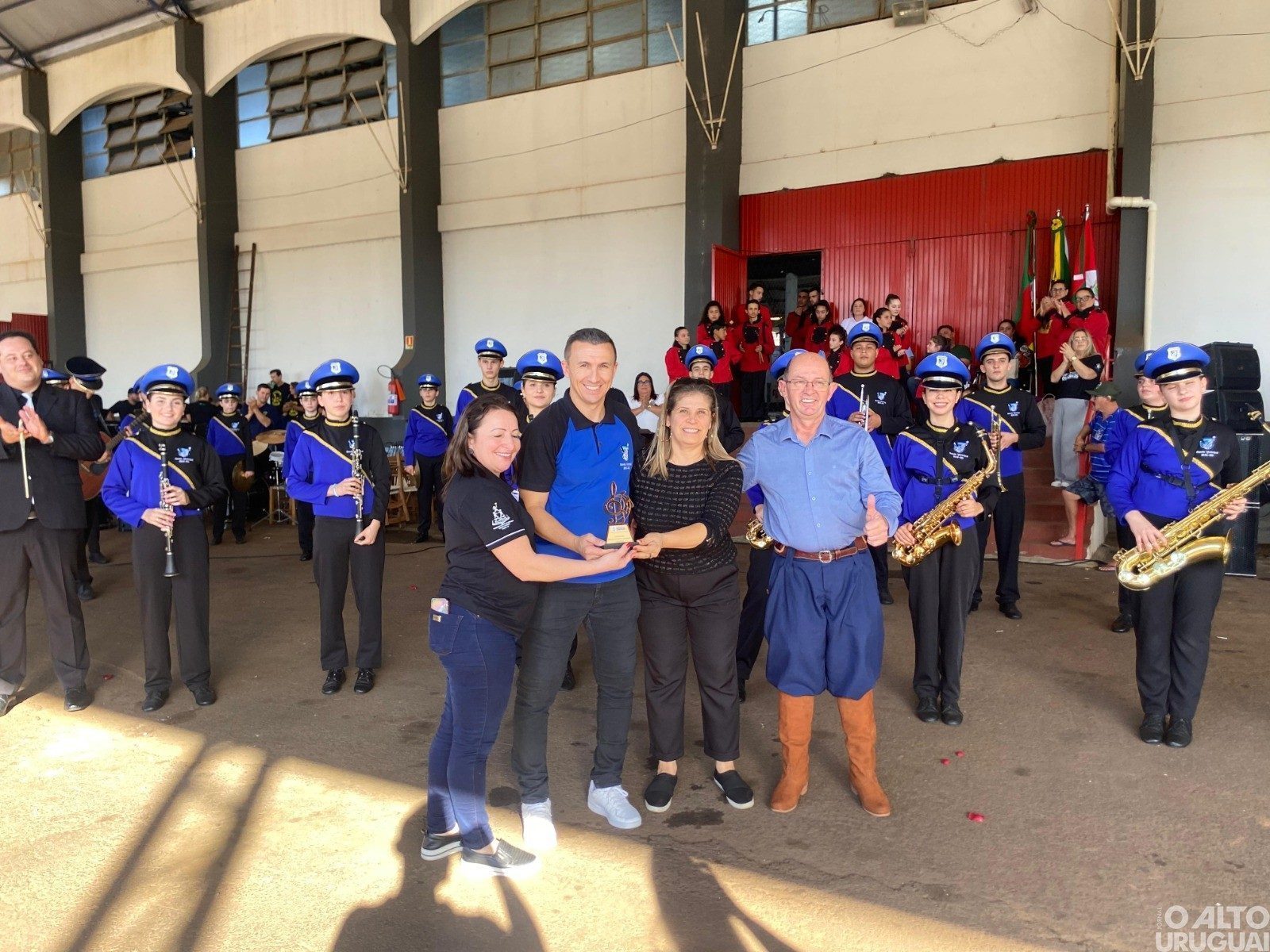 Banda Municipal de Iraí participa de encontro em Chapada