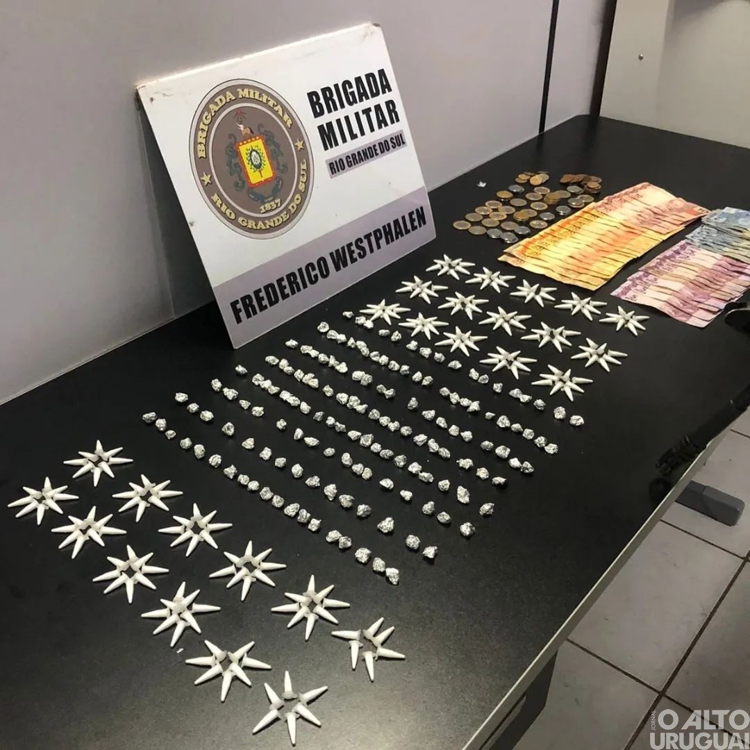 Jovem é preso por tráfico de drogas em FW