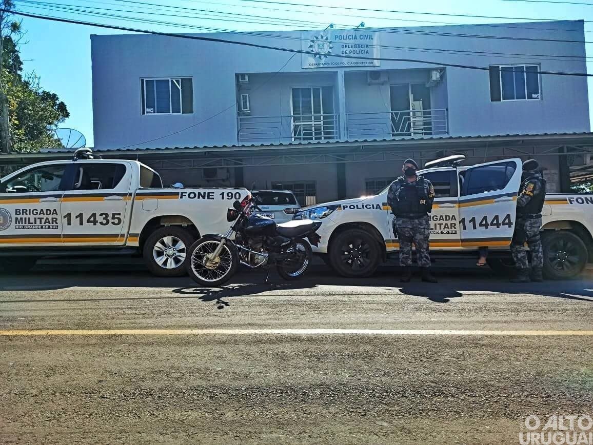 Autor de furtos de motocicleta em FW é preso pela BM