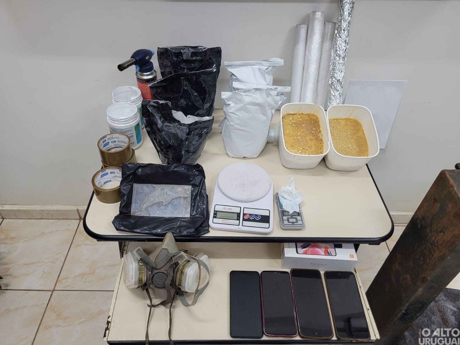 BM apreende considerável quantidade de drogas em Cerro grande