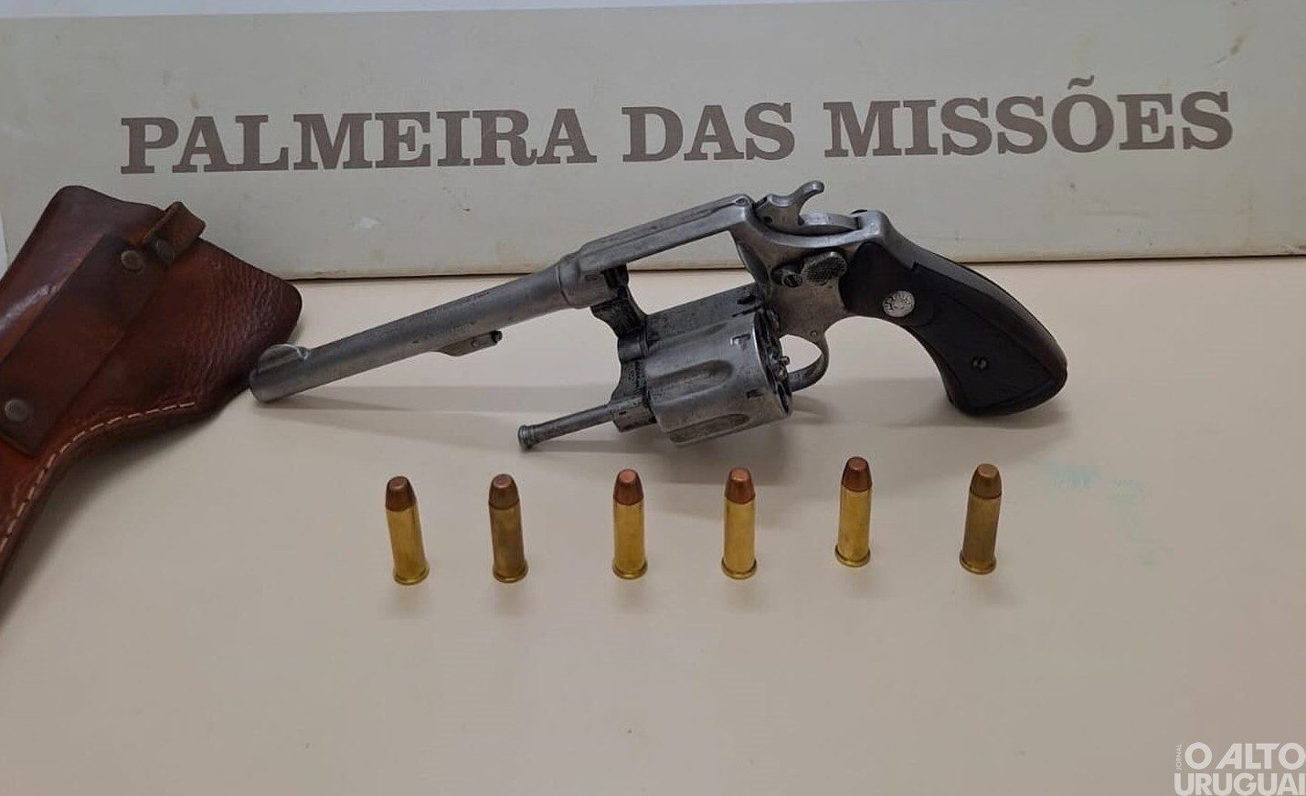 Palmeira das Missões: homem é preso por porte ilegal de arma de fogo