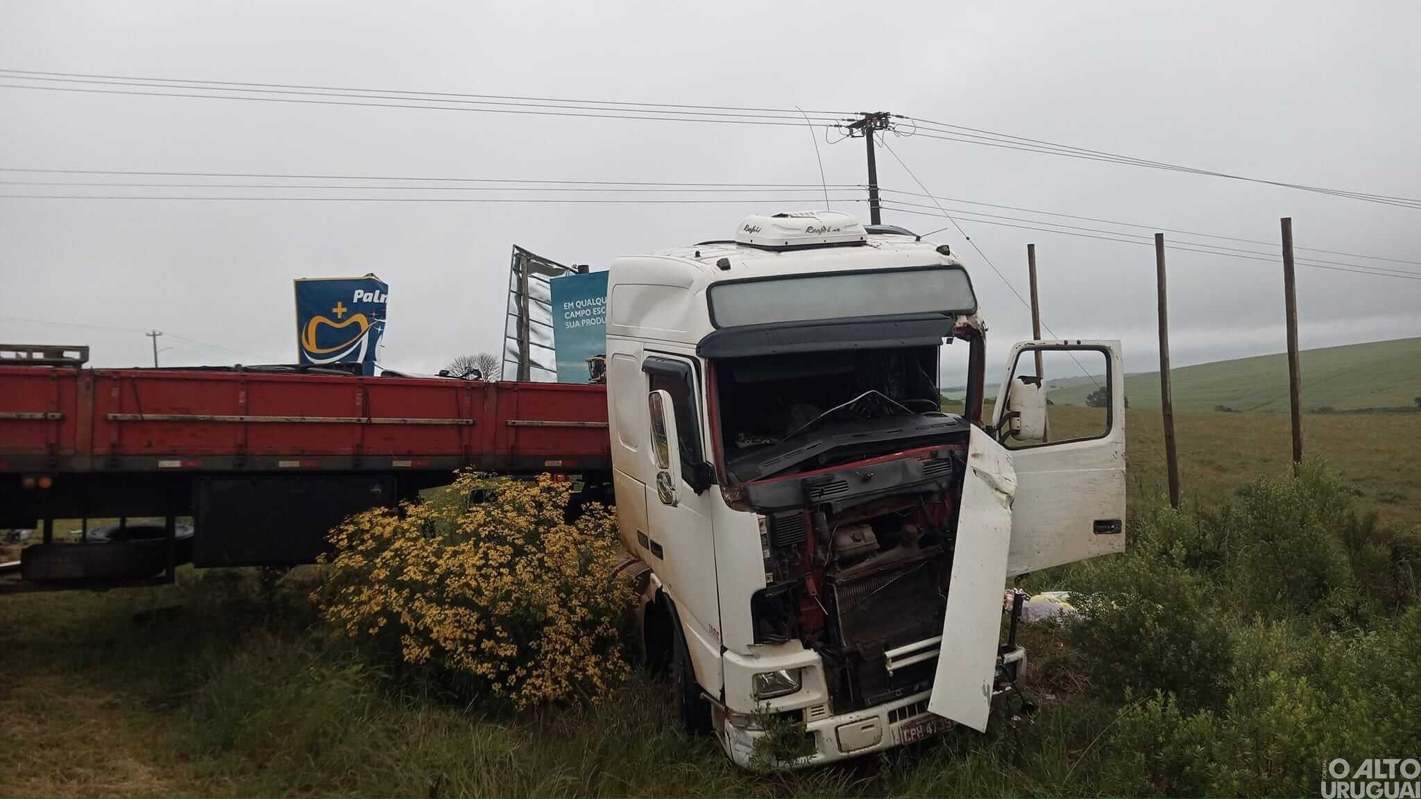 Grave acidente é registrado em Palmeira das Missões