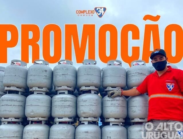 Complexo 34 terá promoção de gás P13 durante todo mês de janeiro