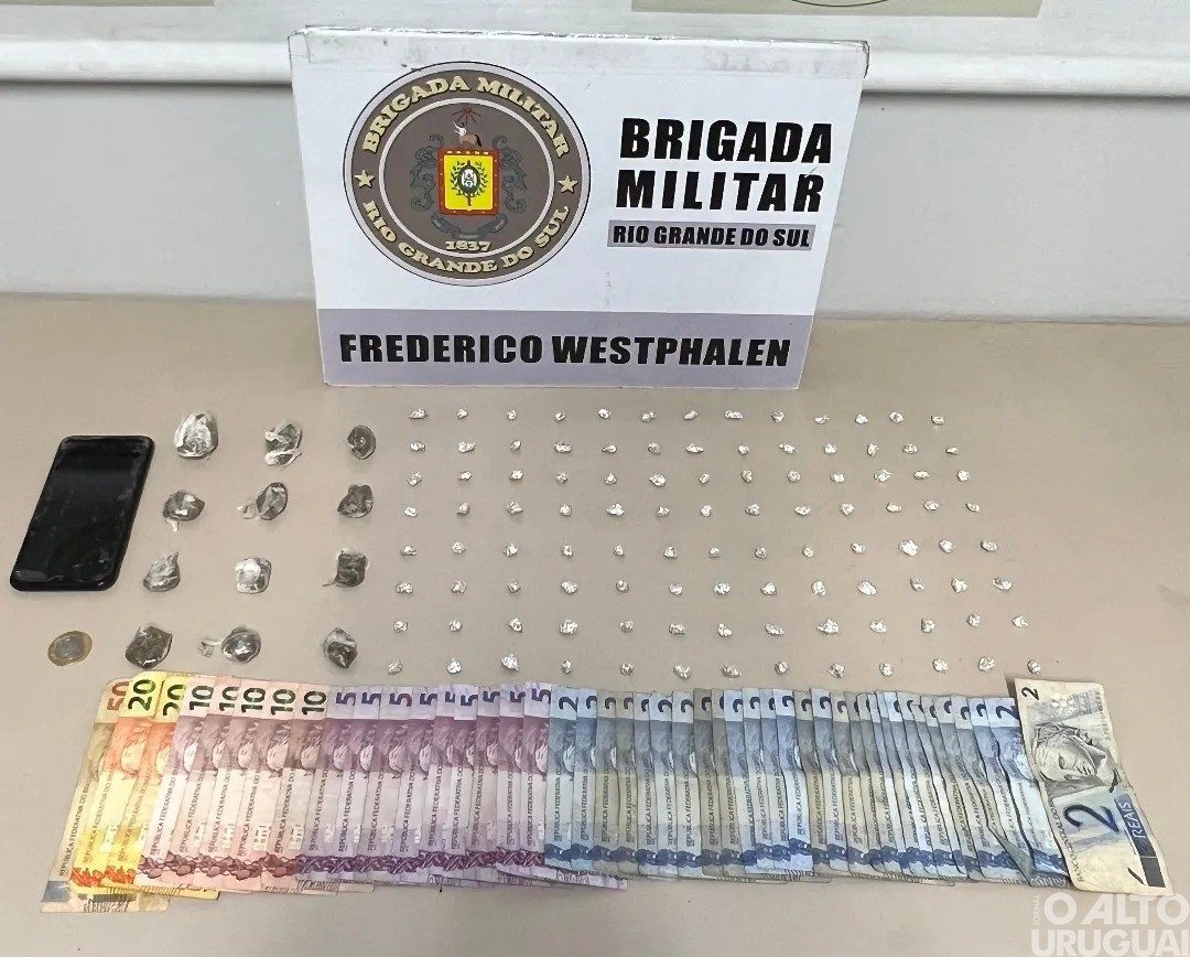Homem é preso por tráfico em Frederico Westphalen