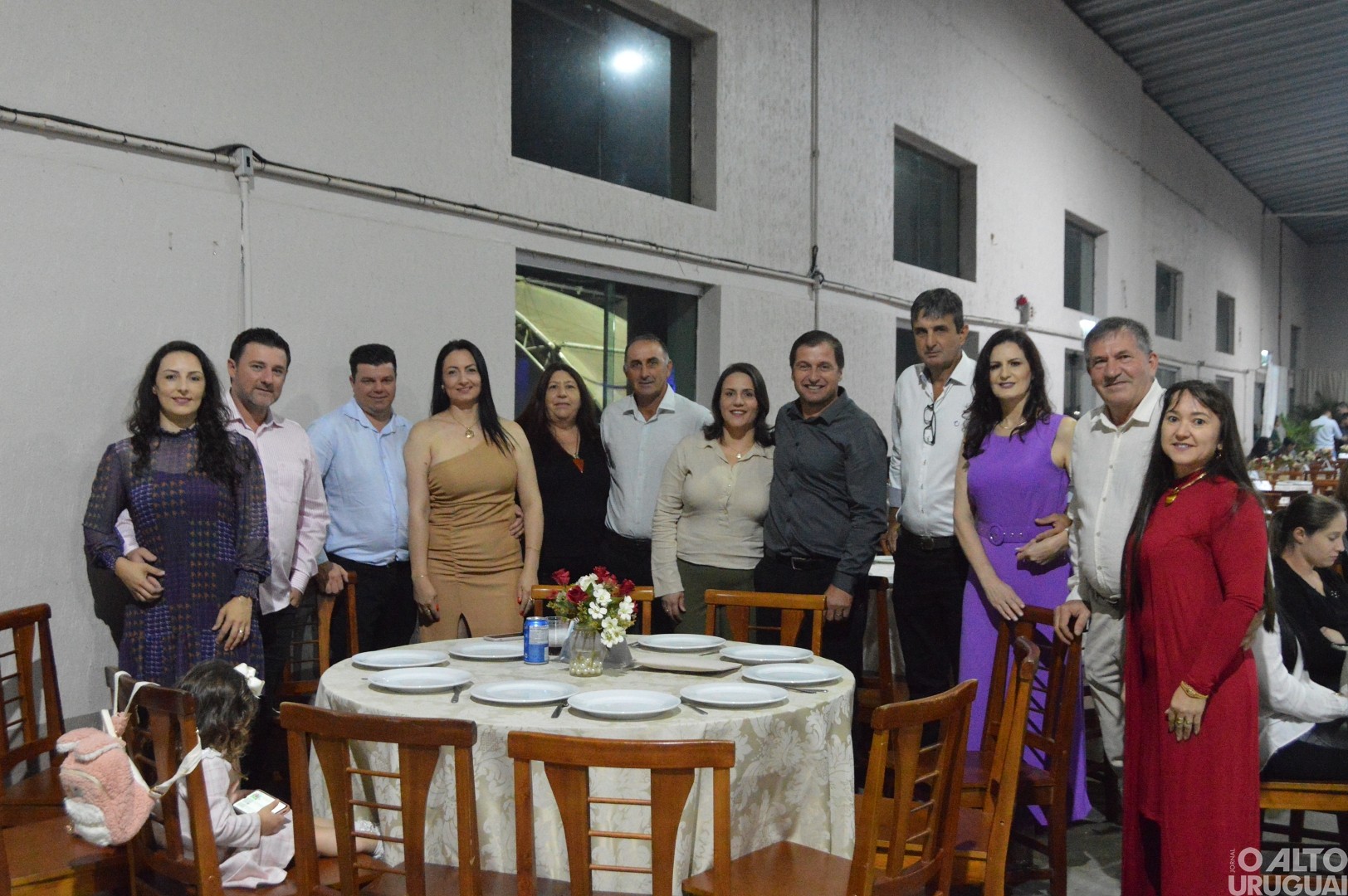 1º Jantar-Baile da Associação Comercial reúne mais de 500 pessoas em Taquaruçu do Sul