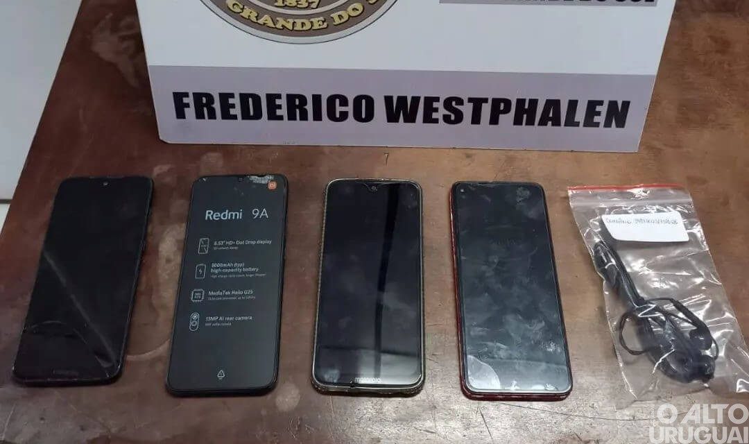 BM apreende celulares em FW