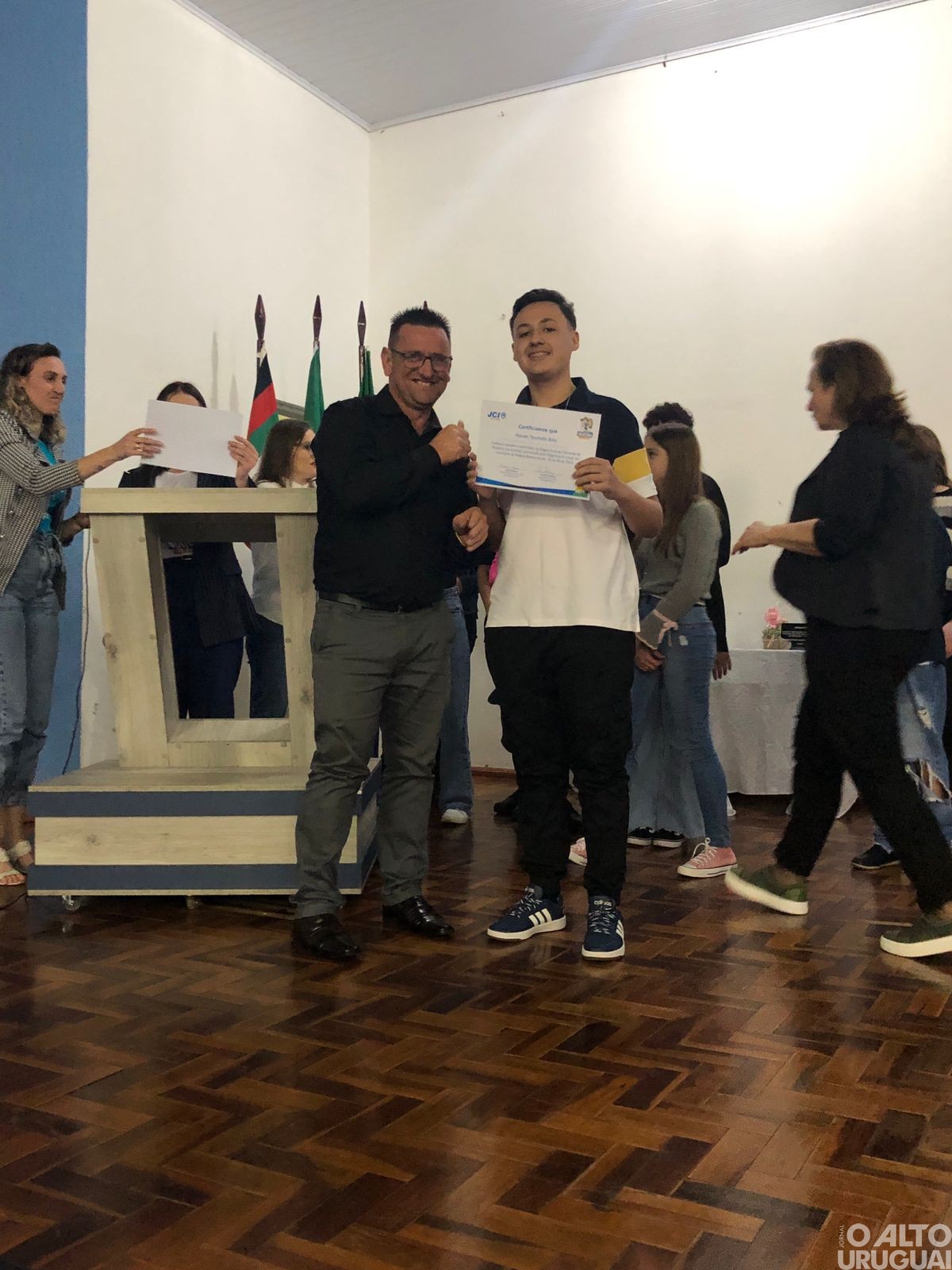 Estudantes de Rodeio Bonito participam da final do Concurso de Oratória nas Escolas