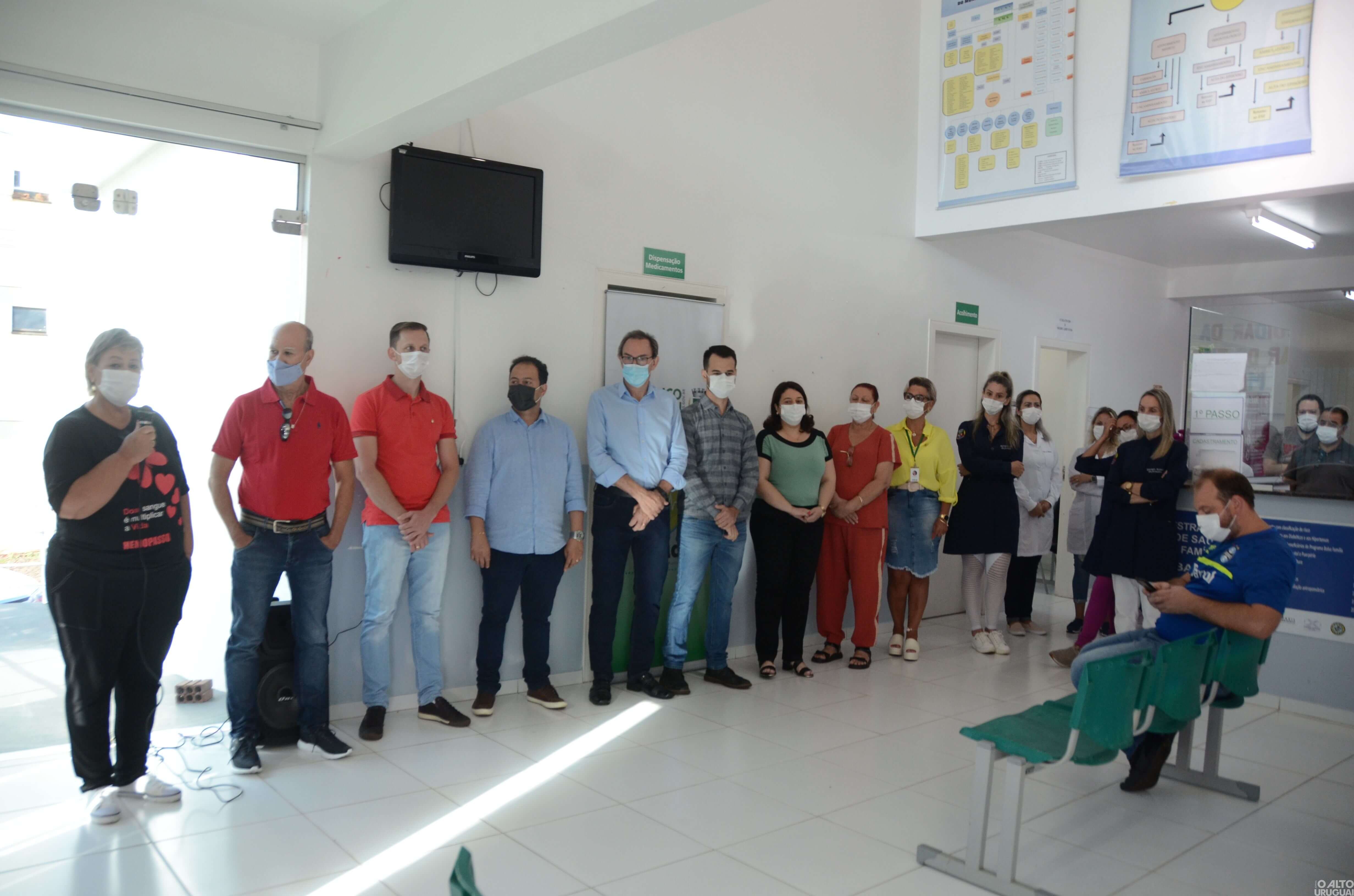 Solenidade marca começo das atividades do Posto de Coleta de Sangue em FW
