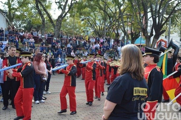 Encontro de bandas marciais é atração desta terça-feira