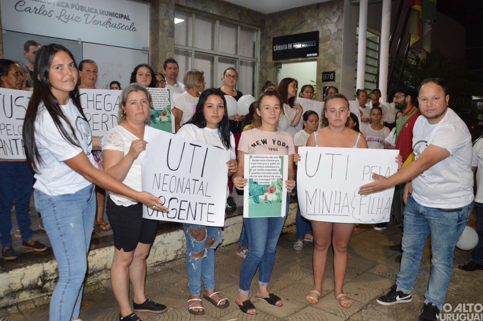 AUNP-RS realiza protesto pacífico em FW