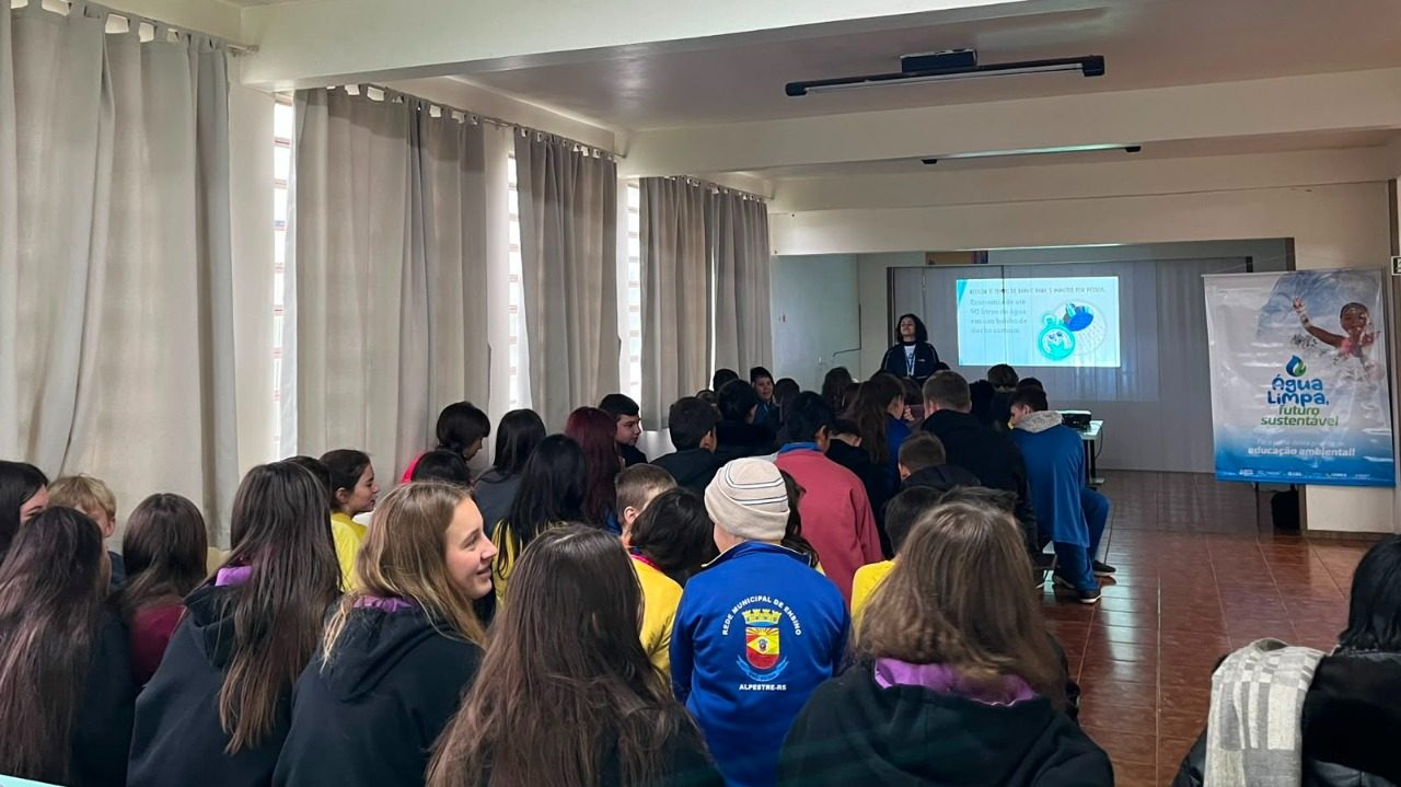 Alpestre: Escola General Souza Netto recebe projeto “Água Limpa, Futuro Sustentável”