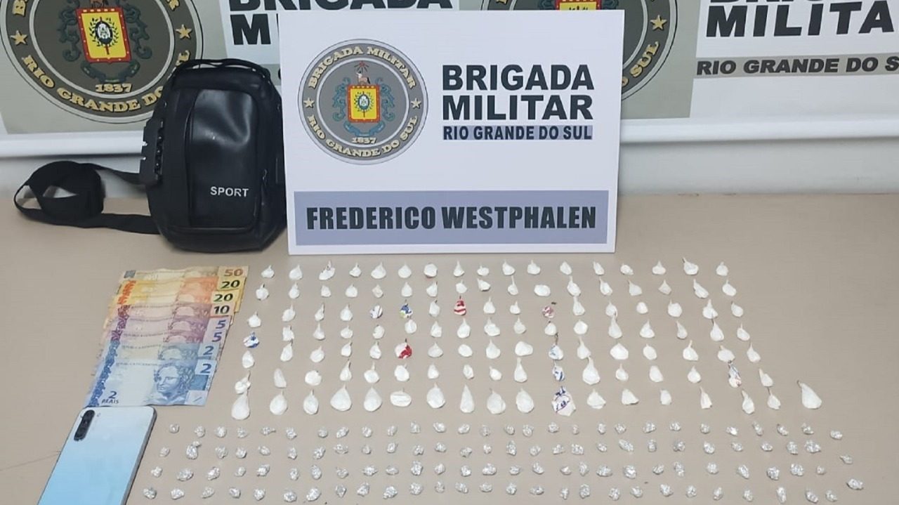 Homem é preso por tráfico de drogas em Frederico Westphalen