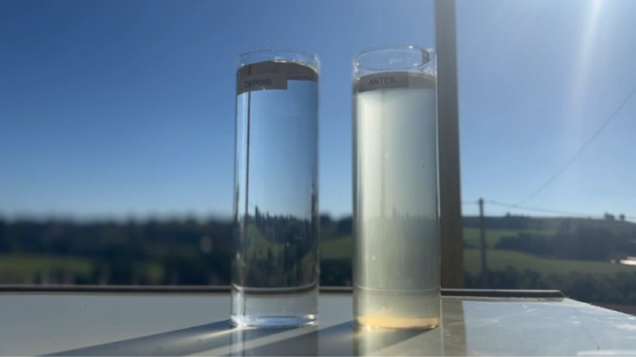 Sistema trata até 25 mil litros de água por hora em granja de Vista Alegre